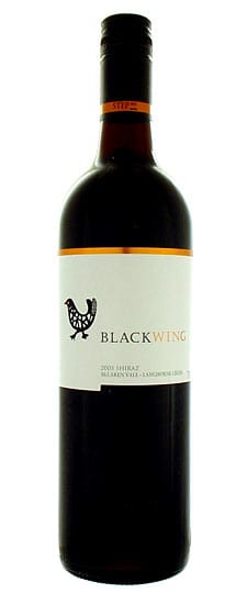 Wine: Blackwing 2006 Shiraz of South Australia