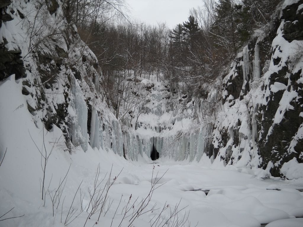 New Hampshire Ice Climbing