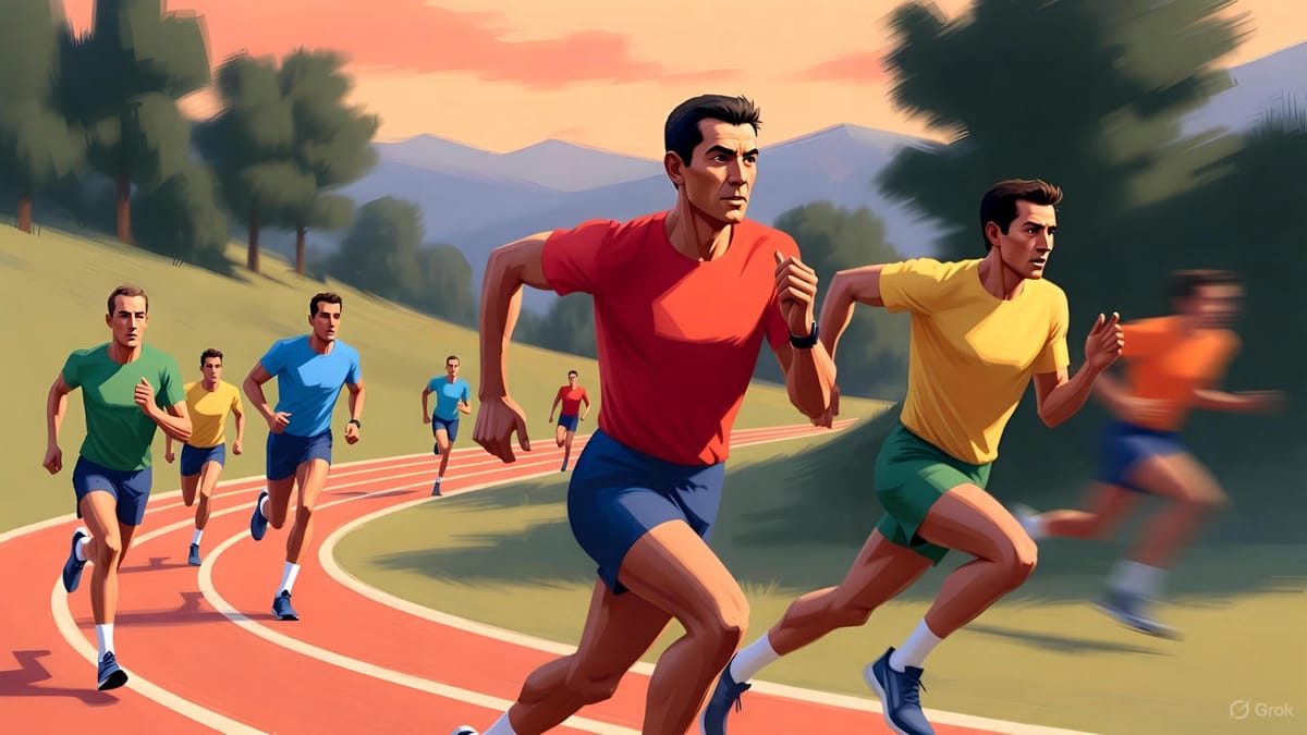 You're Running a Race (a riddle of sorts)