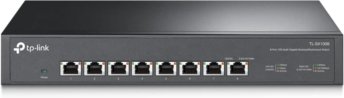 Product Review: TP-Link TL-SX1008 (10Gbps, 8-port network switch)