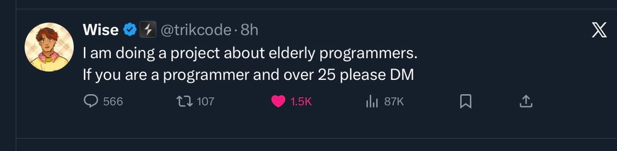 Elderly Programmer