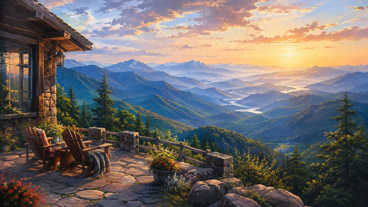 Mountain Views to the Horizon