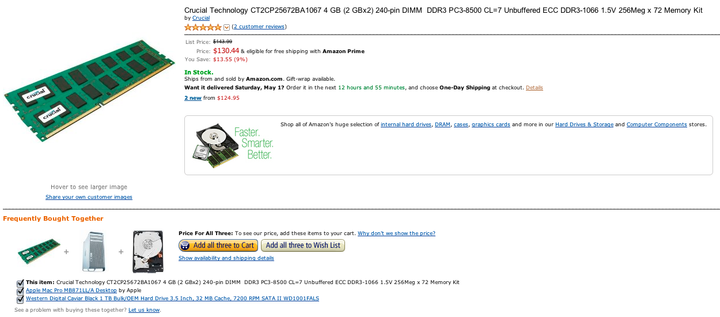 As long as I'm buying this RAM...