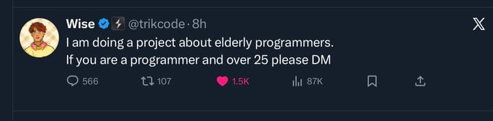 Elderly Programmer
