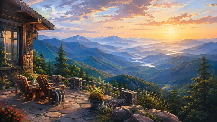Mountain Views to the Horizon